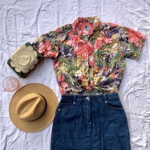 Vintage floral shirt